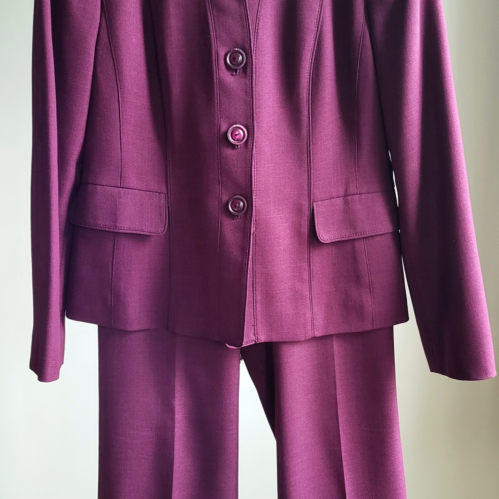 Elegant Purple Suit Set